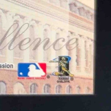 2001 Fleer Premium Chipper Jones Decades of Excellence Auto 90/93 Atlanta Braves