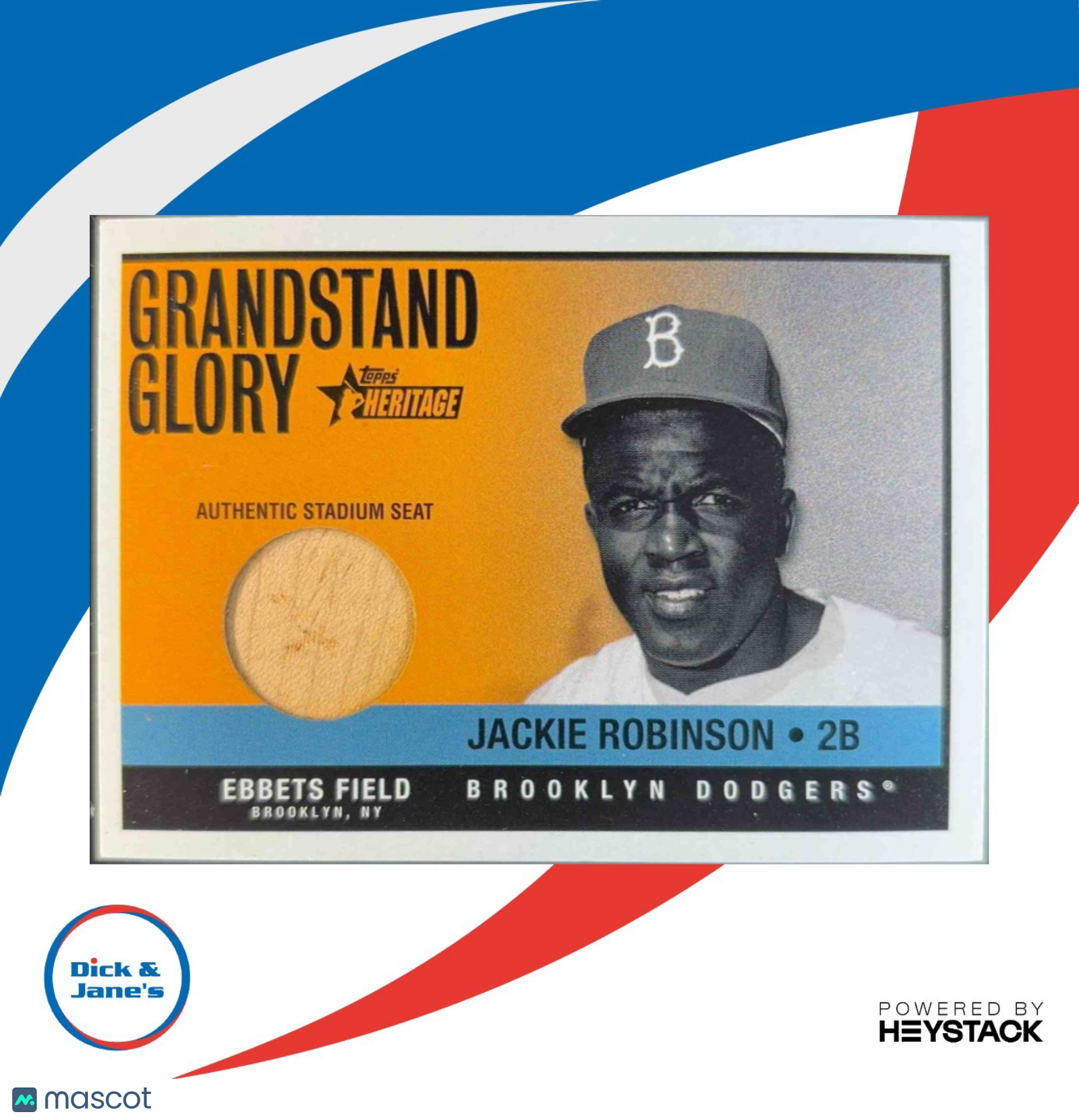 2001 Topps Heritage Jackie Robinson Grandstand Glory #THGG-JR