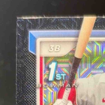2024 Bowman Aidan Miller Chrome Mega Box Mojo Navy Refractor /175 1st Prospect