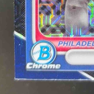 2024 Bowman Aidan Miller Chrome Mega Box Mojo Navy Refractor /175 1st Prospect