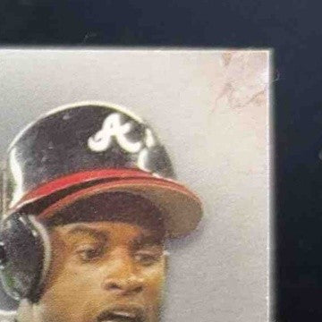 2024 Topps Tier One Deion Sanders Relics Die Cut 034/199 Bat Atlanta Braves