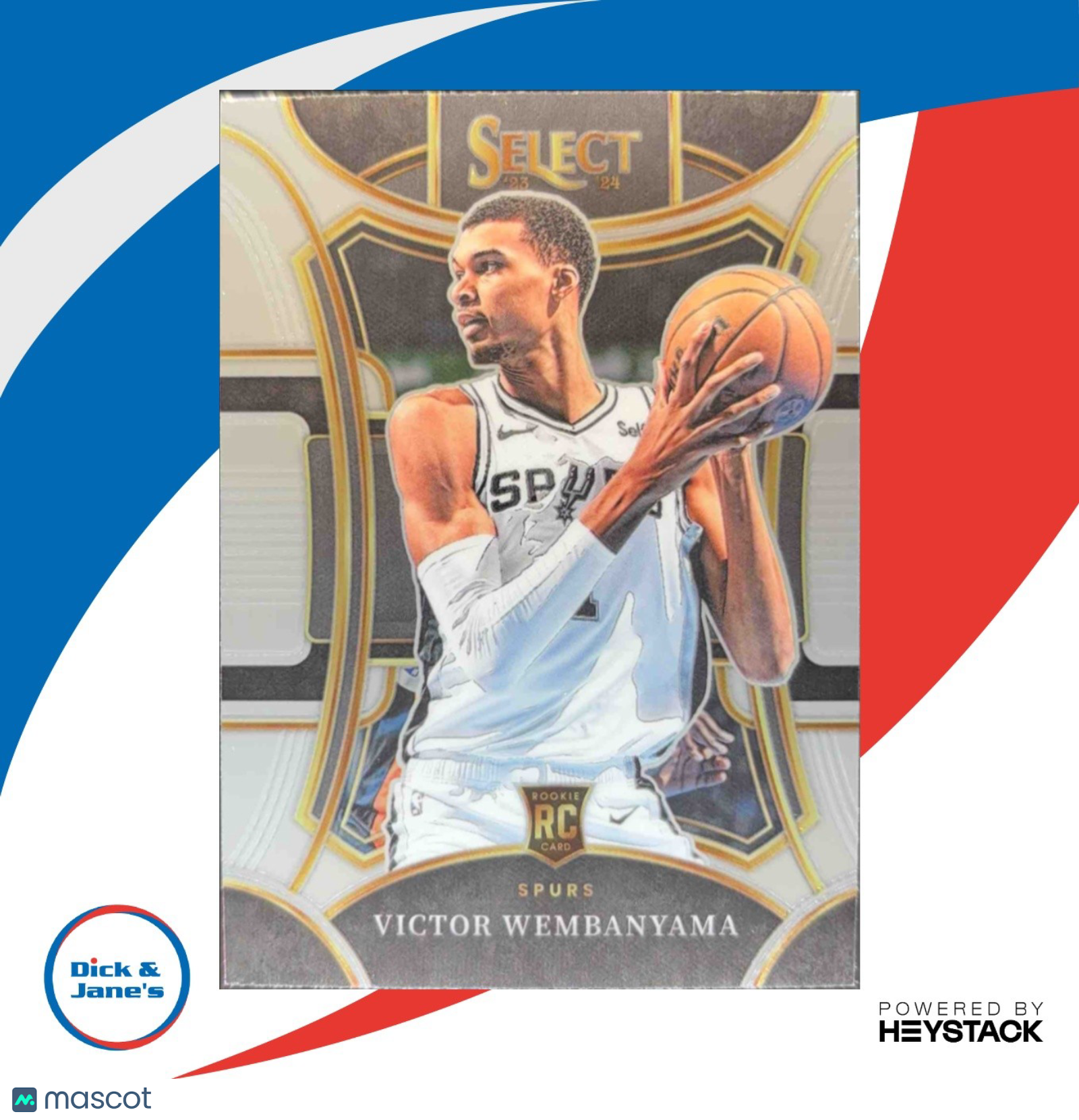 2023-24 Panini Select Victor Wembanyama #311 RC Mezzanine San Antonio Spurs