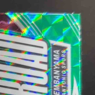 2023-24 Panini Mosaic Victor Wembanyama Thunder Road Green RC San Antonio Spurs