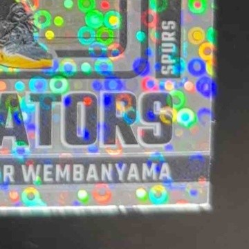 2023-24 Donruss Optic Victor Wembanyama Elite Dominators Holo Fast Break #18 RC