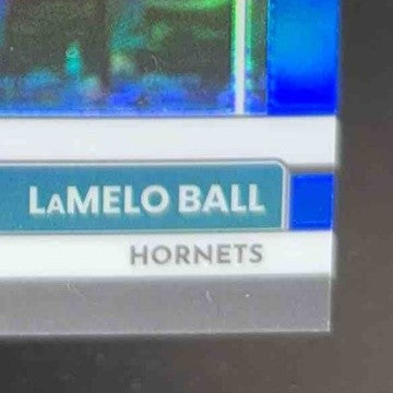 2022-23 Panini Donruss Optic LaMelo Ball Blue 21/49 #150 Charlotte Hornets