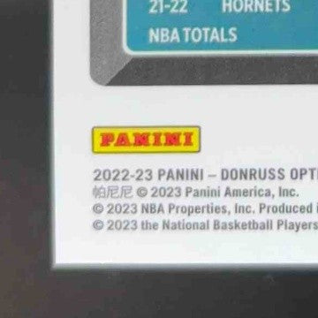 2022-23 Panini Donruss Optic LaMelo Ball Blue 21/49 #150 Charlotte Hornets