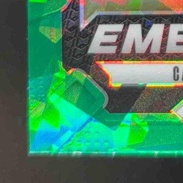 2024 Panini Prizm Caleb Williams Emergent Green Ice #1 RC Chicago Bears