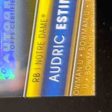 2023 Bowman University Chrome Audric Estime Auto Gold Lava Refractor 24/50