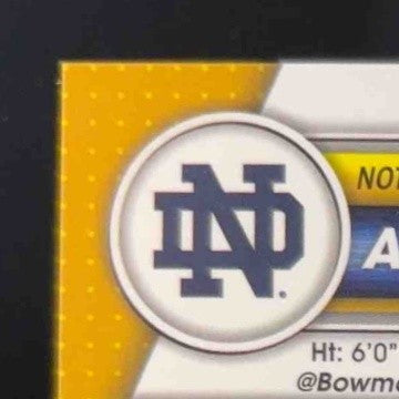 2023 Bowman University Chrome Audric Estime Auto Gold Lava Refractor 24/50