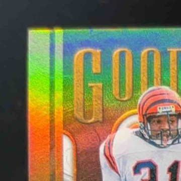 2024 Panini Gold Standard Ickey Woods Good as White 18/49 Patch Auto Bengals