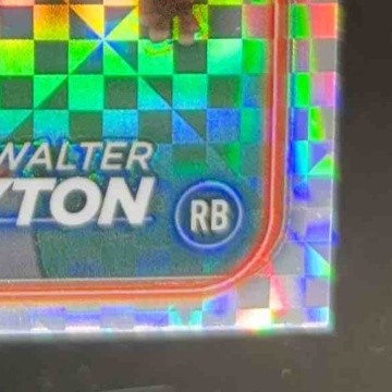 2024 Topps Chrome Walter Payton X-Fractor #23 Chicago Bears