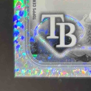 2024 Topps Chrome Update Curtis Mead Auto Black and White Mini-Diamond Refractor