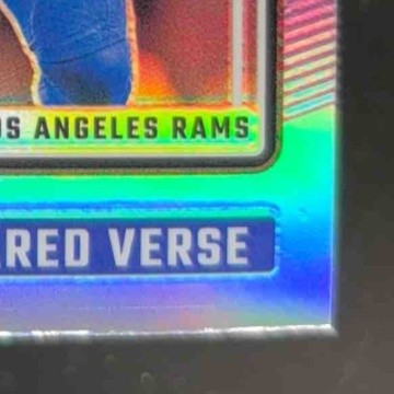 2024 Panini Donruss Optic Jared Verse Holo Silver Rated Rookie Los Angeles Rams