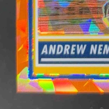 2023-24 Hoops Premium Stock Andrew Nembhard Orange Ice Prizm 100/125 Pacers
