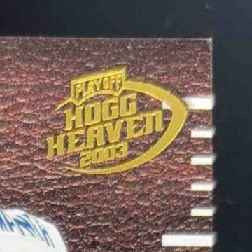 2003 Playoff Hogg Heaven Kurt Warner Pig Pens Auto /200 #PP-1 St. Louis Rams