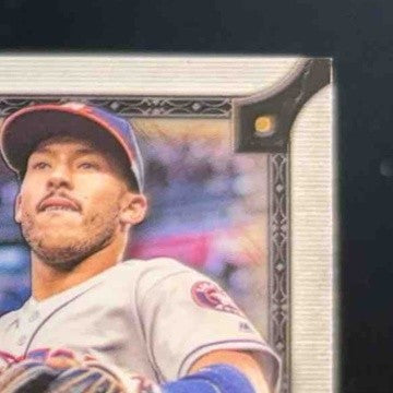 2018 Topps Museum Collection Carlos Correa Signature JSY Triple Relic Auto 34/99