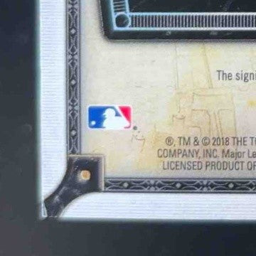 2018 Topps Museum Collection Carlos Correa Signature JSY Triple Relic Auto 34/99