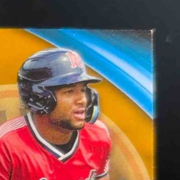 2024 Topps Pro Debut Jackson Chourio Fabrics of the Future Auto Relics Gold /50