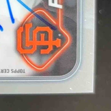 2024 Topps Chrome Tyler Fitzgerald Rookie Auto #RA-TF RC San Francisco Giants