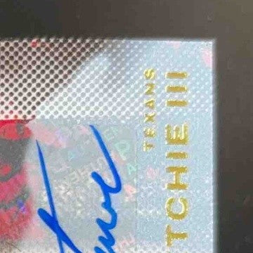 2022 Panini Chronicles John Metchie III Gridiron Kings Signatures Gold /10 RC