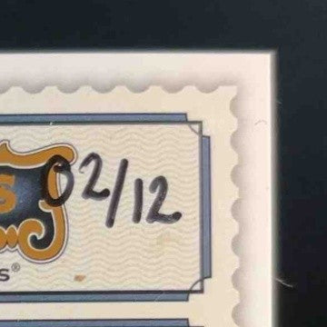 2009 SP Legendary Cuts Burleigh Grimes Cut Signatures 02/12 LC-303 Auto Brooklyn