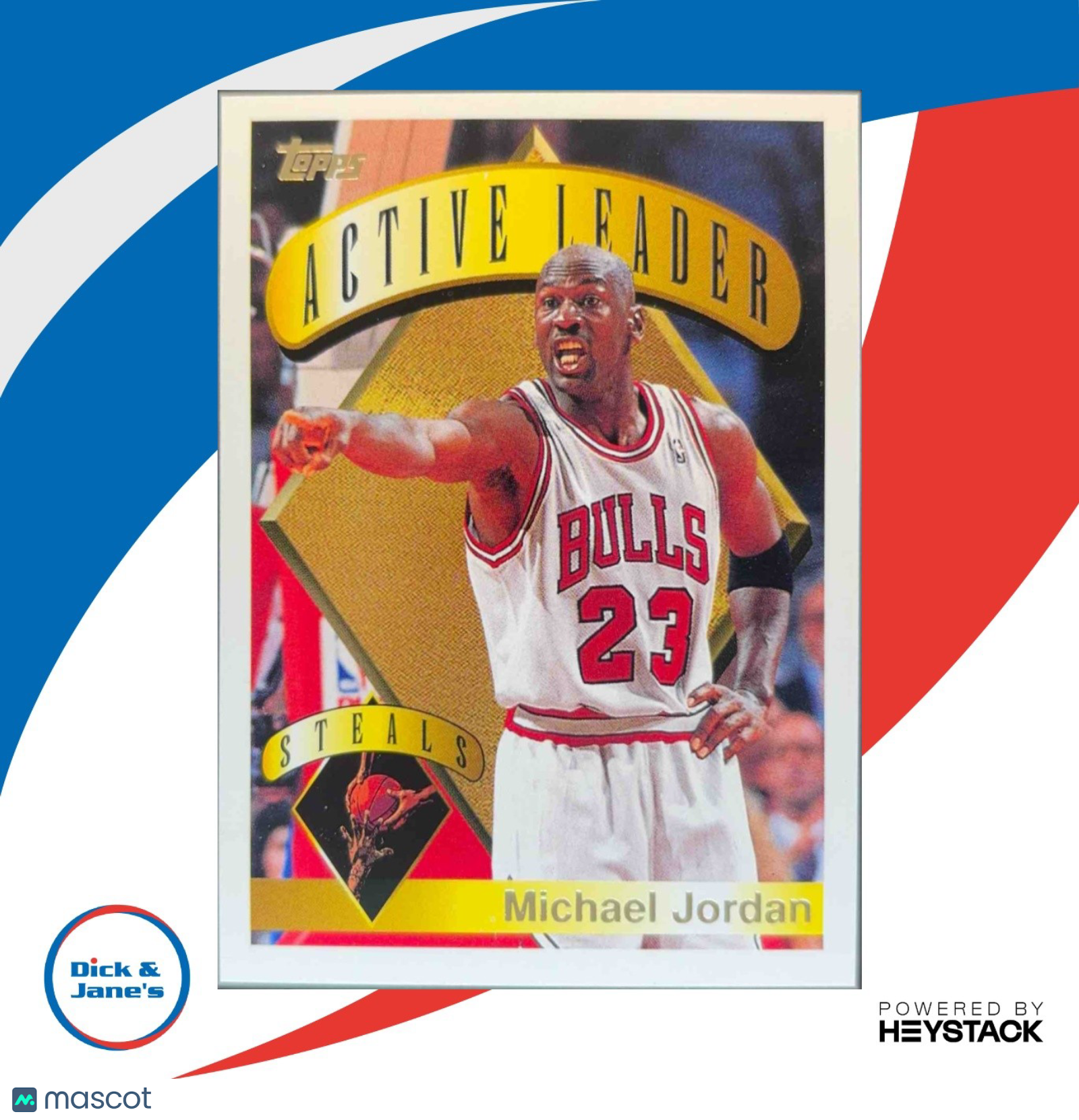 1995-96 Topps Michael Jordan #4 Chicago Bulls