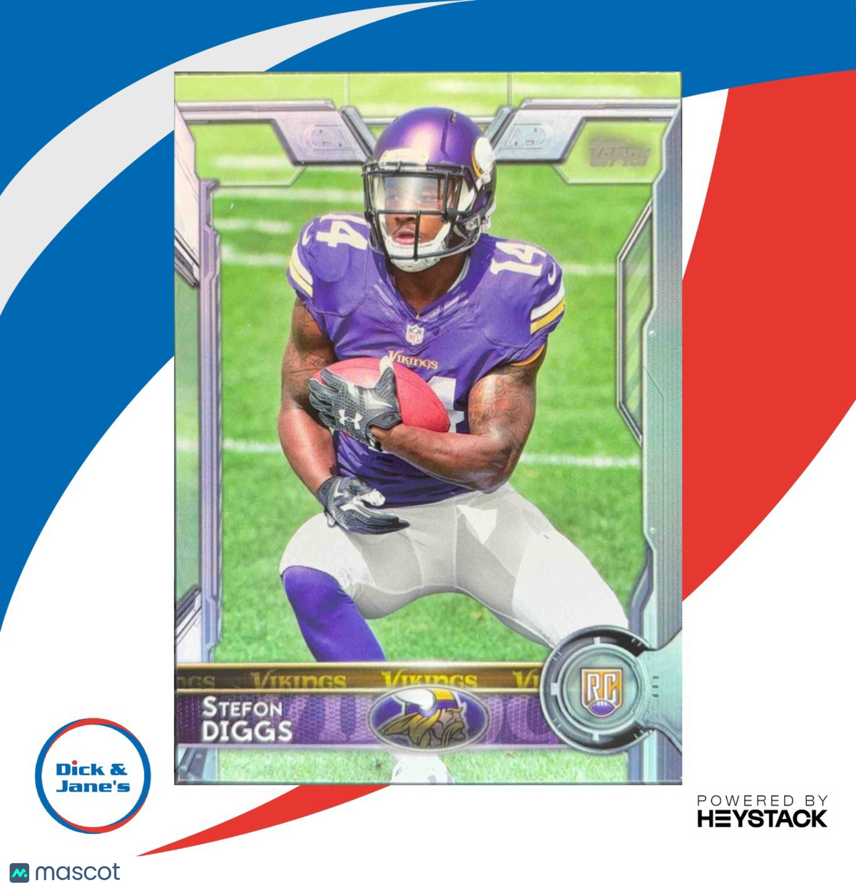 2015 Topps #452 Stefon Diggs RC Minnesota Vikings Rookie Card