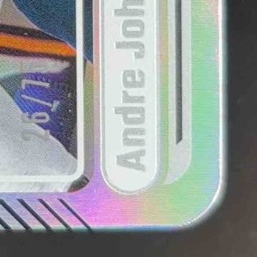 2024 Donruss Andre Johnson Press Proof Silver Die Cut 26/75 #202 Houston Texans