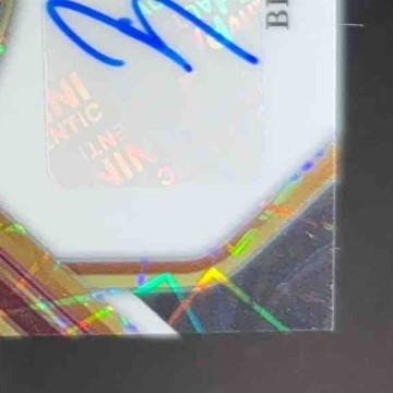 2023 Select Draft Brian Branch Rookie SIgnatures White Lazer Prizm 22/25 Auto