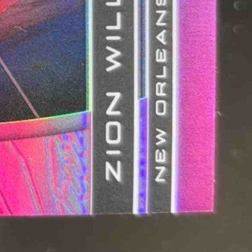 2020-21 Panini Flux Zion Williamson Titan Veterans Purple /25 #12 New Orleans