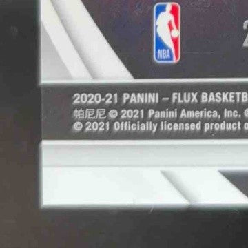 2020-21 Panini Flux Zion Williamson Titan Veterans Purple /25 #12 New Orleans