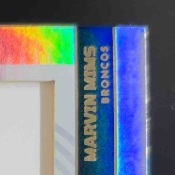 2023 Panini Illusions Marvin Mims Rookie SIgns 45/75 Auto RC Denver Broncos