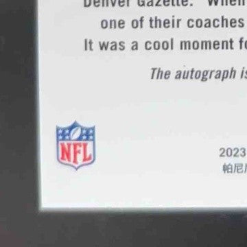 2023 Panini Illusions Marvin Mims Rookie SIgns 45/75 Auto RC Denver Broncos