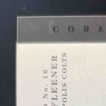 2012 Panini Elite Coby Fleener Rookie Inscriptions Blue Ink #16 RC Auto