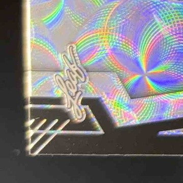 2022 Leaf Ultimate Draft Kyren Williams Flash Silver Spectrum /7 Auto Notre Dame