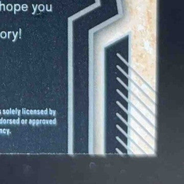 2022 Leaf Ultimate Draft Kyren Williams Flash Silver Spectrum /7 Auto Notre Dame