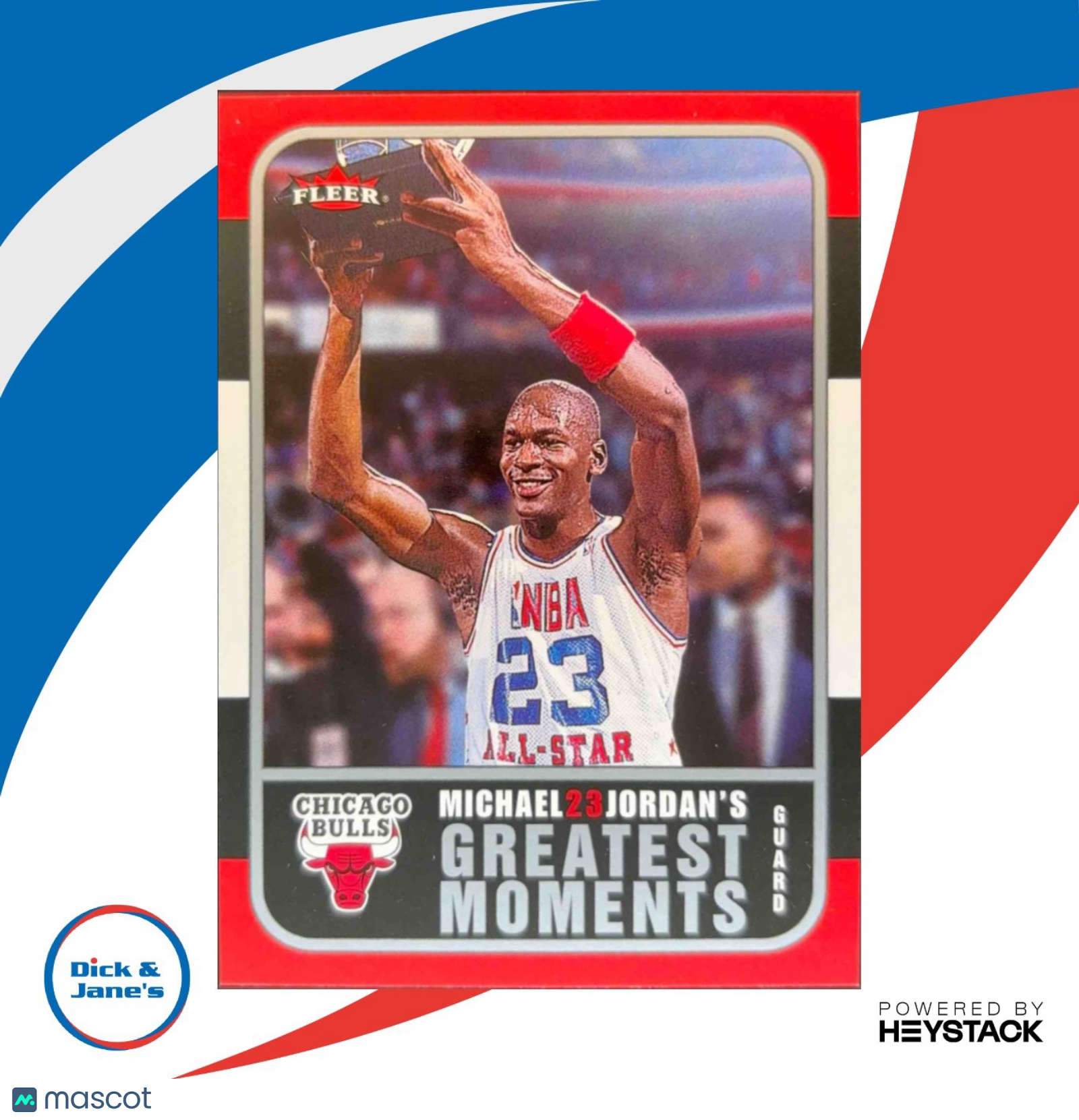 2006-07 Fleer Michael Jordan Jordan's Greatest Moments #MJ-5 Chicago Bulls