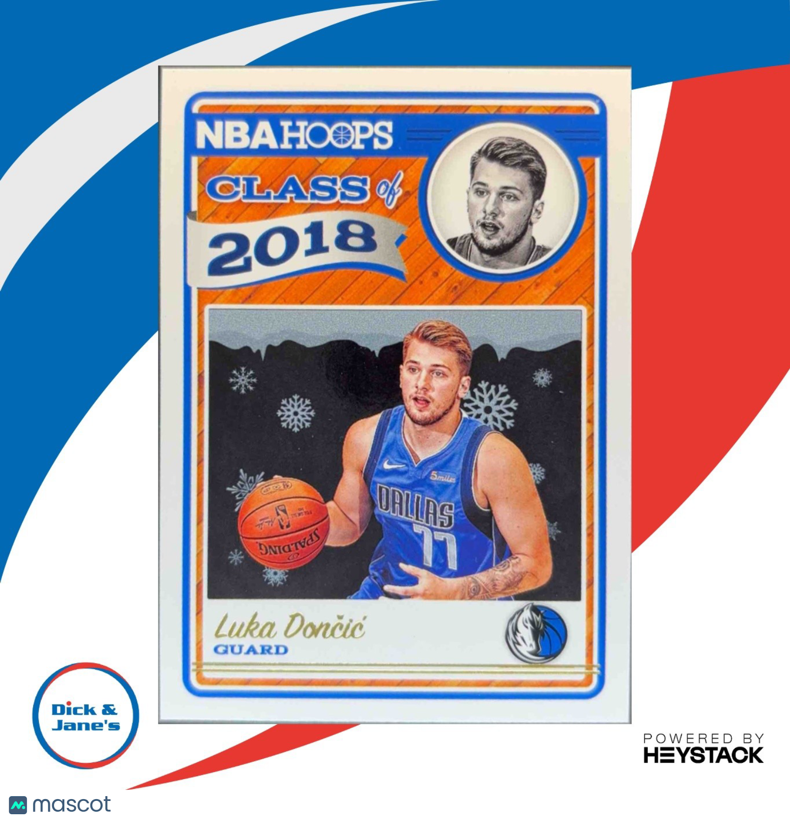 2018-19 Panini Hoops Luka Doncic Class of 2018 #3 RC Dallas Mavericks