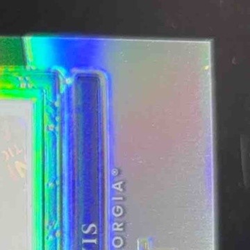 2022 Panini Select Draft Picks Jordan Davis Youth Explosion Signatures RC Auto