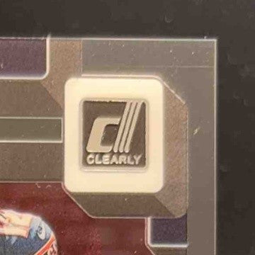 2022 Panini Clearly Donruss Velus Jones Jr. Rated Rookie Auto RC Chicago Bears