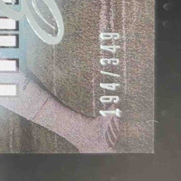 2021 Panini Luminance Elijah Mitchell Auto 194/349 #200 RC San Francisco 49ers