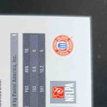 2021 Panini Luminance Elijah Mitchell Auto 194/349 #200 RC San Francisco 49ers