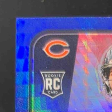 2024 Panini Donruss Optic Caleb Williams Rookie Phenoms Blue Hyper Memorabilia