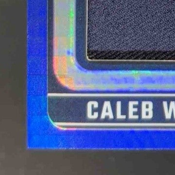 2024 Panini Donruss Optic Caleb Williams Rookie Phenoms Blue Hyper Memorabilia