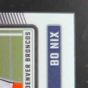 2024 Panini Donruss Optic Bo Nix #209 Rated Rookie Denver Broncos