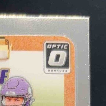 2024 Panini Donruss Optic J.J. McCarthy Passing Grade #6 RC Minnesota Vikings