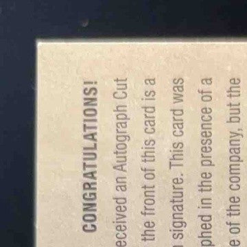 2006 Upper Deck Exquisite Collection Joe Cronin Cuts /65 Auto Boston Red Sox