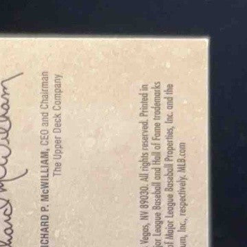 2006 Upper Deck Exquisite Collection Joe Cronin Cuts /65 Auto Boston Red Sox