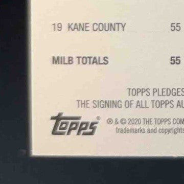 2020 Topps Pro Debut Dominic Fletcher Auto Green 49/99 #PD-109 Cougars