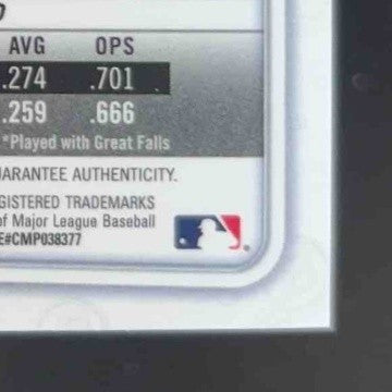 2020 Bowman Lency Delgado Chrome Prospect Auto Green Shimmer Refractor 9/99